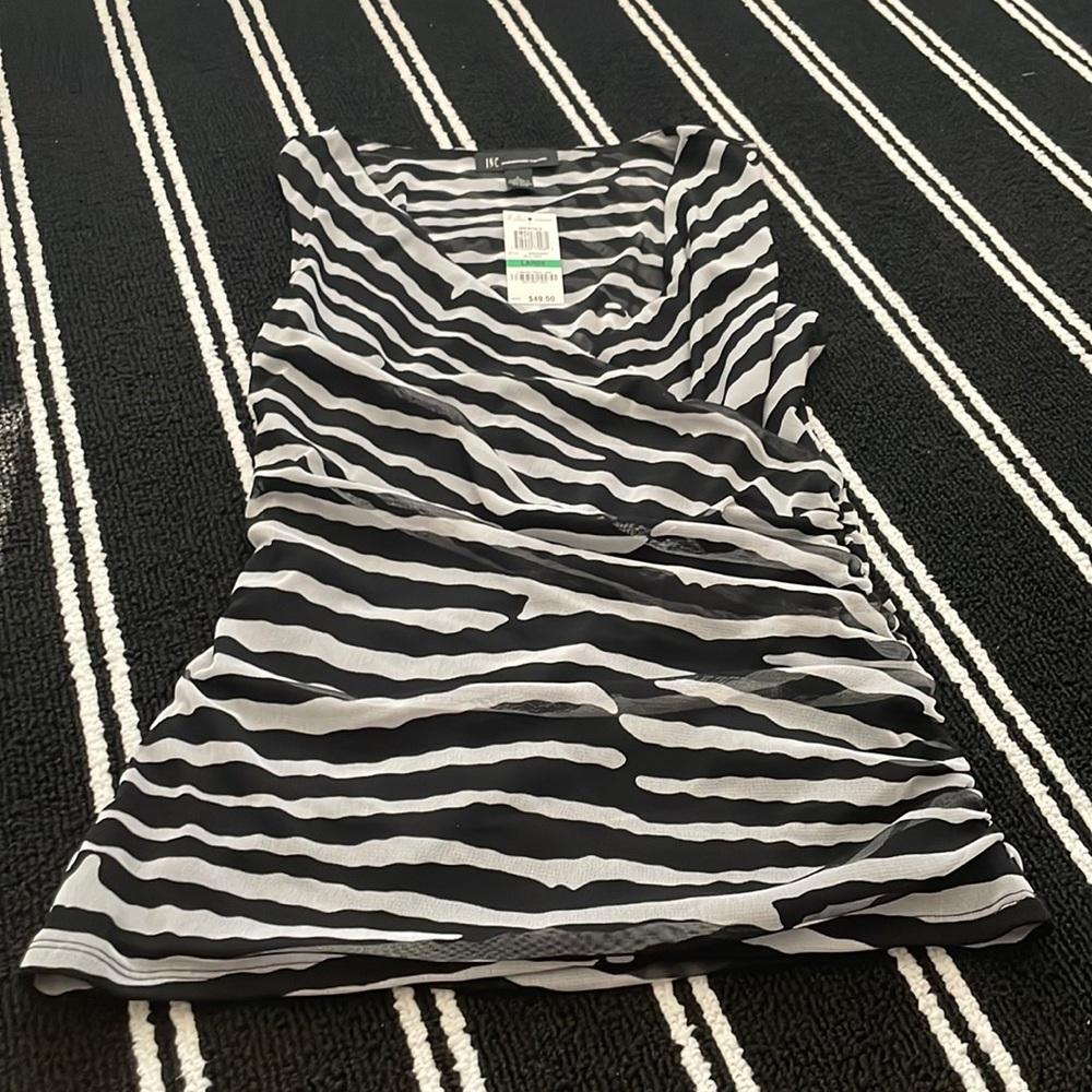Zebra Print Blouse 🦓